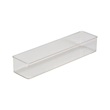 Simplify Plastic, Super Clear, 12 in W, 3 in D, 3 in L 24014